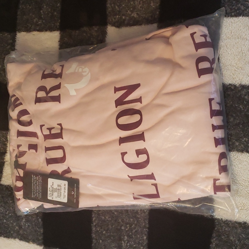 true religion lilac logo hoody. - Picture 4 of 6